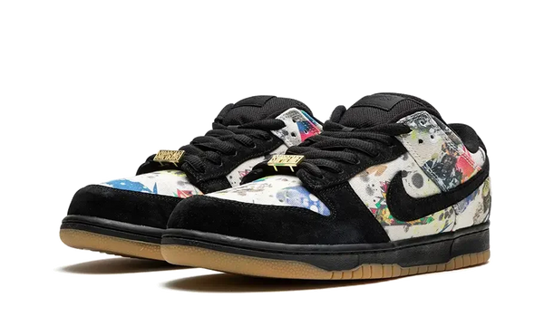 SB Dunk Low Supreme Rammellzee - Kup oryginalne SB Dunk Low Supreme Rammellzee - widok z drugiego boku - Sneakersy