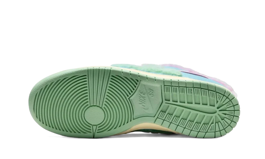 Buty Yeezy Verdy x Nike SB Dunk Low "Visty" - widok z przodu - Rozmiary EU