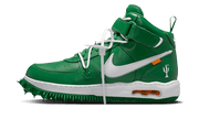 Nike Off-White Air Force 1 Mid SP Pine Green - widok główny z boku - Streetwear