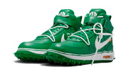 Off-White Air Force 1 Mid SP Pine Green - widok z drugiego boku - Premium Quality