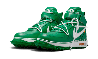 Off-White Air Force 1 Mid SP Pine Green - widok z drugiego boku - Premium Quality