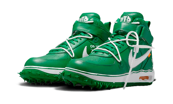 Air Force 1 Off-White Mid SP Pine Green - Kup oryginalne Air Force 1 Off-White Mid SP Pine Green DR0500-300 - widok z drugiego boku - Sneakersy
