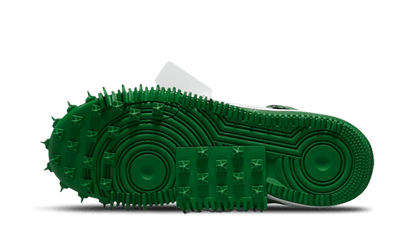 Oryginalne Nike Off-White Air Force 1 Mid SP Pine Green - widok z tyłu | Saturaise