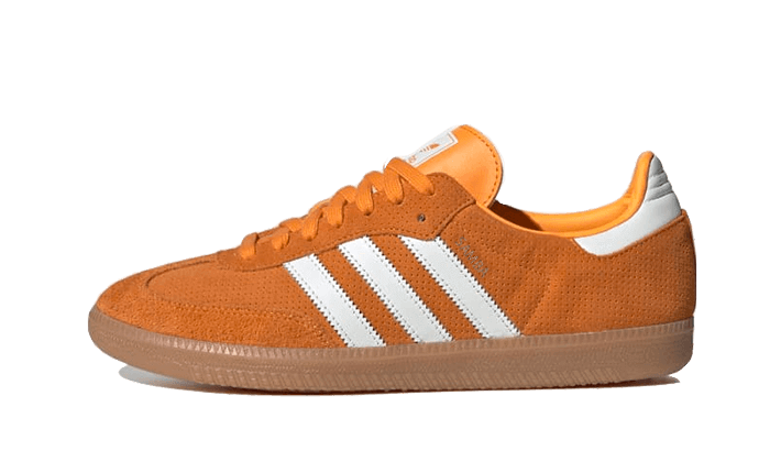 Adidas Samba OG Rush Orange biały-pomarańczowy - widok główny z boku | Saturaise.com