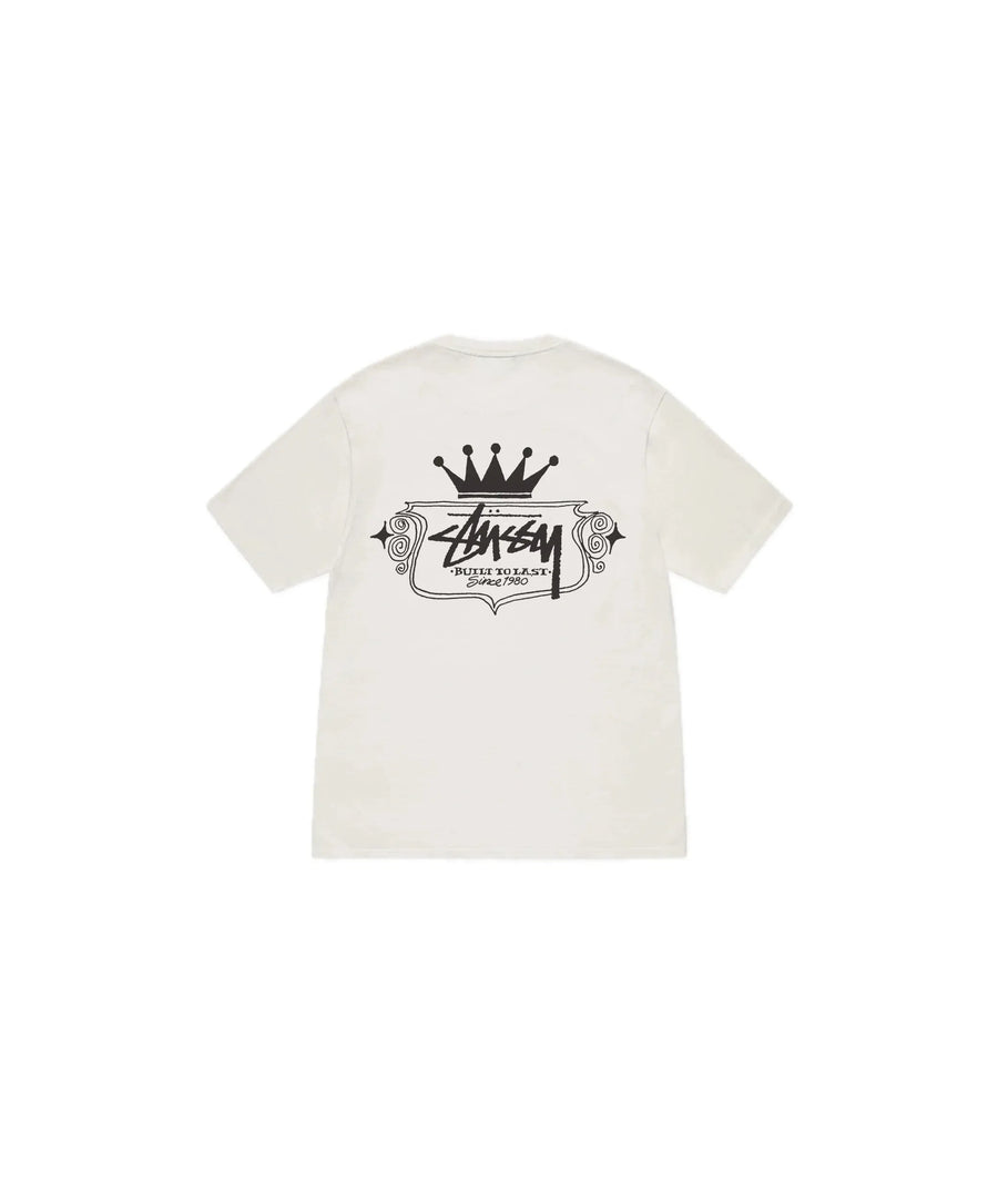 Stussy Stussy Built To Last Tee Pigment Dyed Natural - widok główny z boku - Streetwear