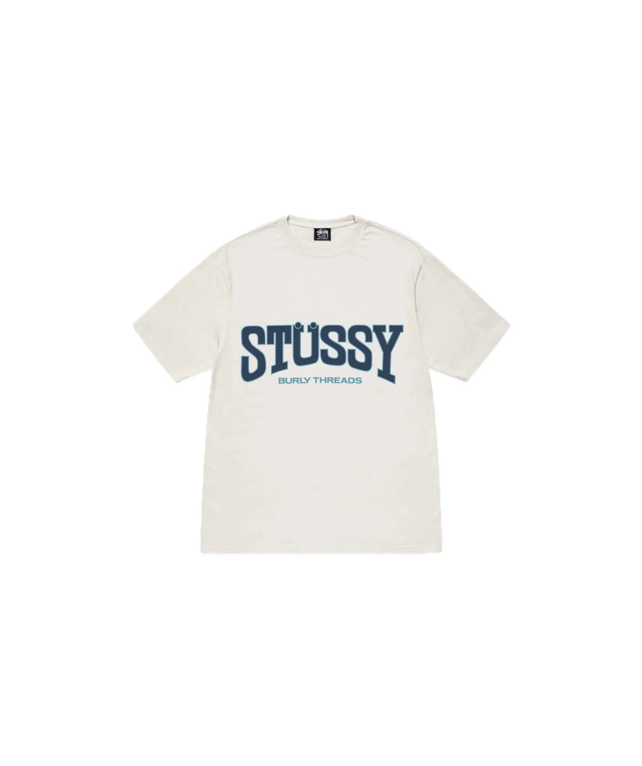 Stussy Stussy Burly Threads Tee Pigment Dyed Natural - widok główny z boku - Streetwear