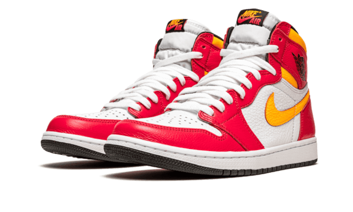 Kup oryginalne Air Jordan 1 Retro High OG Light Fusion Red 555088-603 - widok z drugiego boku - Sneakersy