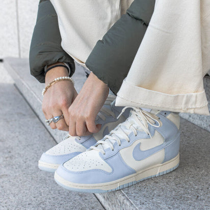 100% Oryginalne Dunk High Football Grey - widok z tyłu - 675.00 PLN