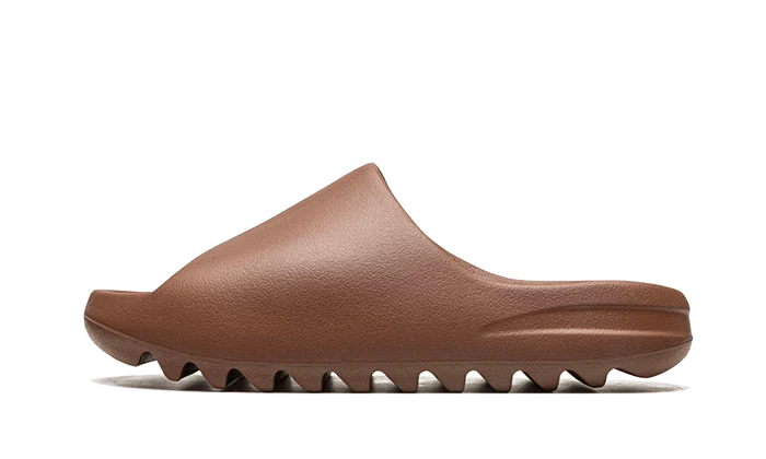 Adidas Yeezy Slide Flax biały-brązowy - widok główny z boku | Saturaise.com