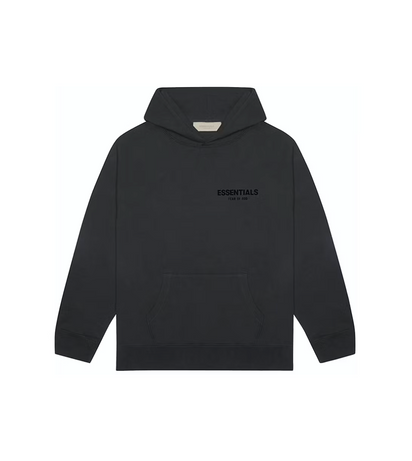 Essentials Fear of God Essentials Pullover Chest Logo Hoodie Stretch Limo/Black FW22 - widok główny z boku - Streetwear