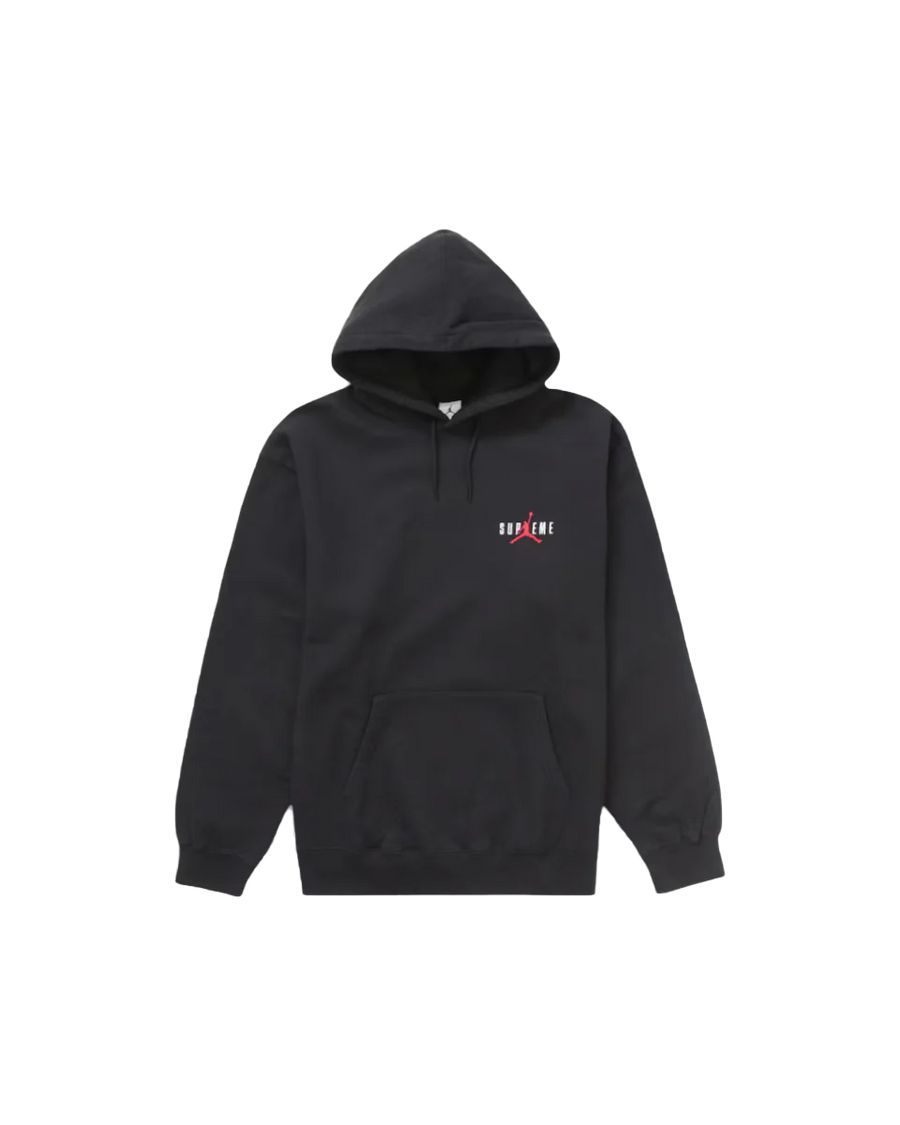 Supreme Supreme Jordan Hooded Sweatshirt (FW24) Black - widok główny z boku - Streetwear