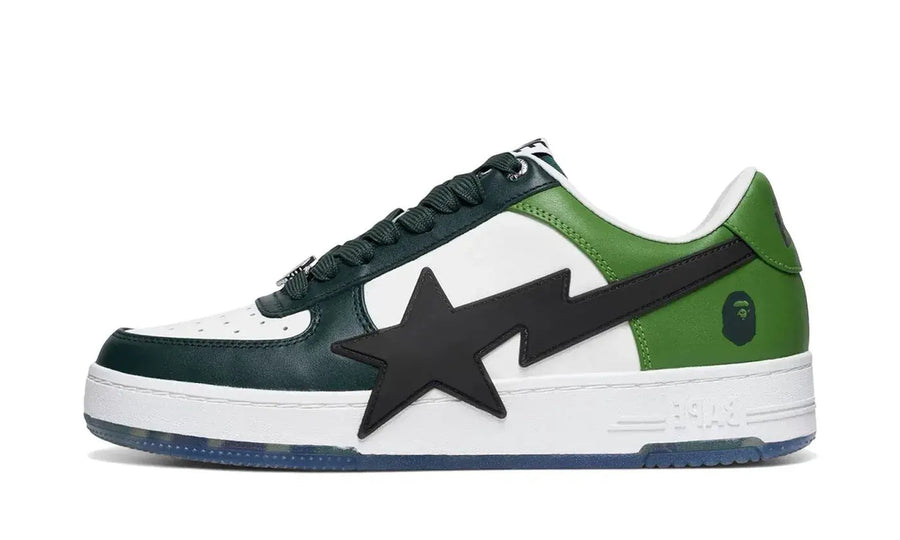Bape Bape A Bathing Ape Bape Sta OS Dark Green biały-zielony - widok główny z boku | Saturaise.com