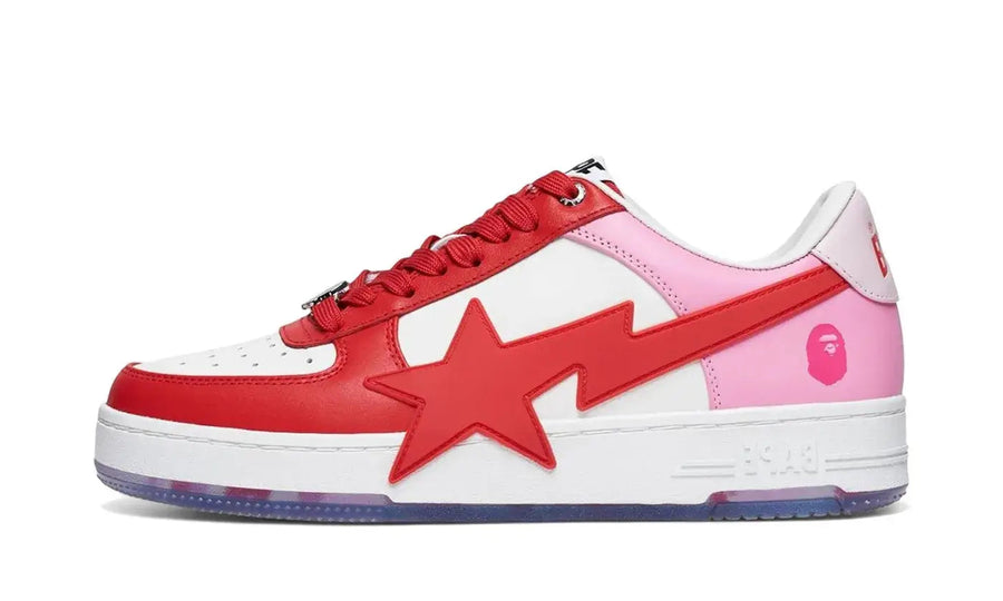 Bape Bape A Bathing Ape Bape Sta OS Pink biały-różowy - widok główny z boku | Saturaise.com