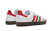 Buty Adidas Samba OG White Red - widok z przodu - Rozmiary EU