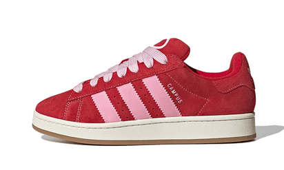 Yeezy Campus 00s Better Scarlet Clear Pink biały-czerwony - widok główny z boku | Saturaise.com