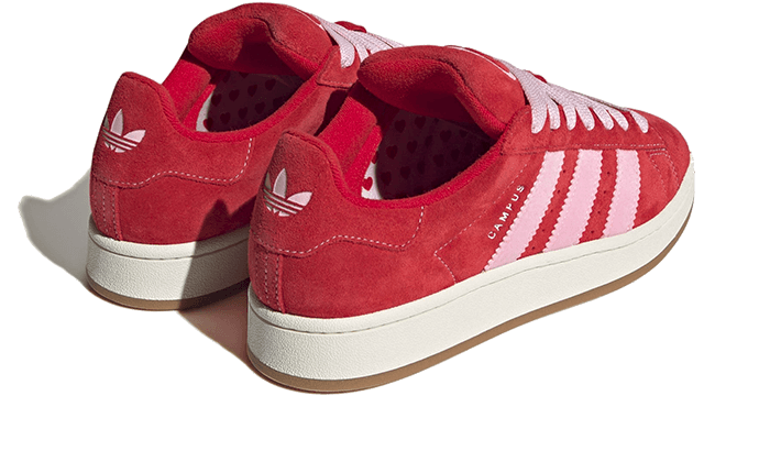 Kup oryginalne Campus 00s Better Scarlet Clear Pink H03477 - widok z drugiego boku - Sneakersy