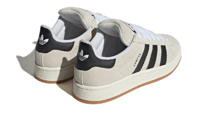 Buty Adidas Campus 00's Crystal White Core Black - widok z przodu - Rozmiary EU