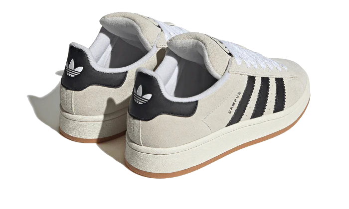 Buty Adidas Campus 00's Crystal White Core Black - widok z przodu - Rozmiary EU