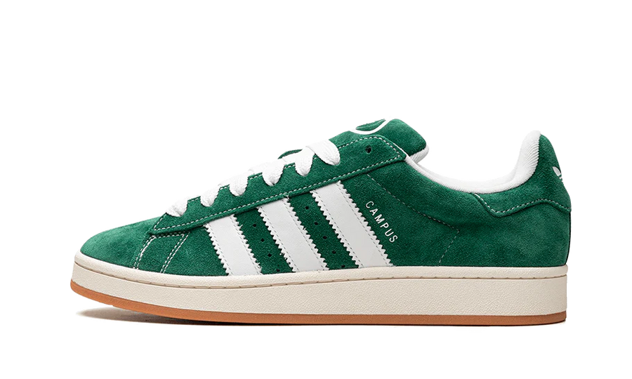 Adidas Campus 00s Dark Green Cloud White biały-zielony - widok główny z boku | Saturaise.com