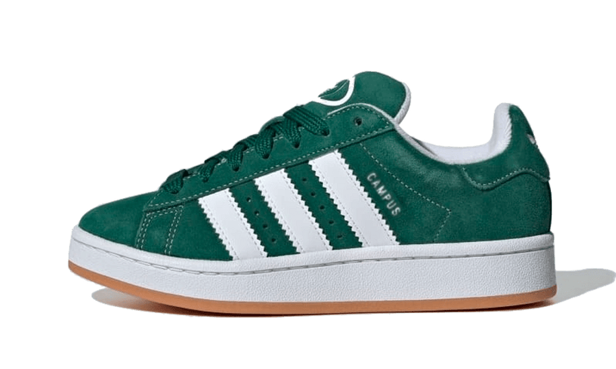 Yeezy Campus 00s Dark Green Cloud White (Kids) biały-zielony - widok główny z boku | Saturaise.com