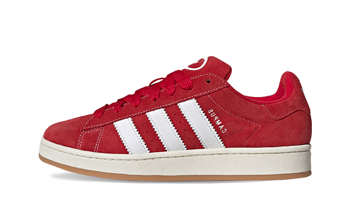 Adidas Campus 00s Red biały-czerwony - widok główny z boku | Saturaise.com
