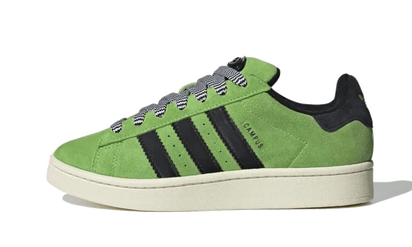 Yeezy Campus 00s Solar Green czarny-biały - widok główny z boku | Saturaise.com