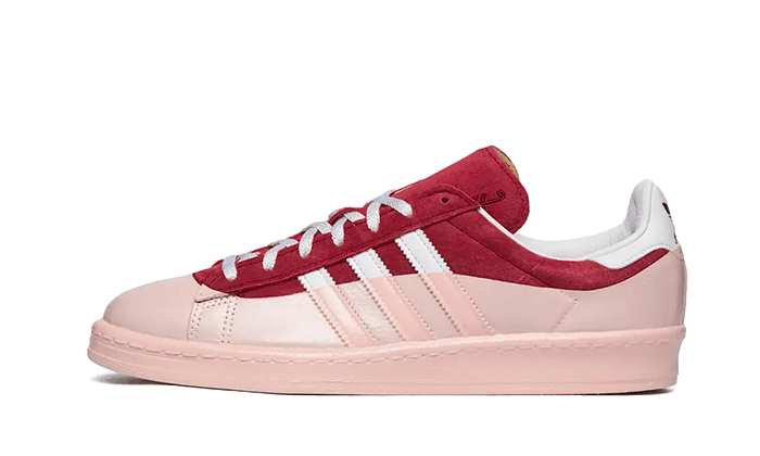 Yeezy Campus 80s Cali Thornhill Dewitt Burgundy biały-burgundowy - widok główny z boku | Saturaise.com