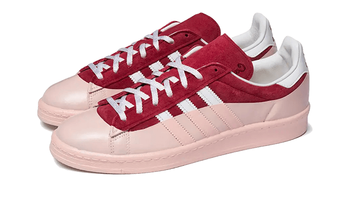 Kup oryginalne Campus 80s Cali Thornhill Dewitt Burgundy IG3138 - widok z drugiego boku - Sneakersy