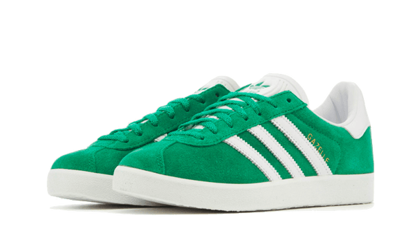 Gazelle 85 Green White Gold Metallic - Kup oryginalne Gazelle 85 Green White Gold Metallic IE2165 - widok z drugiego boku - Sneakersy