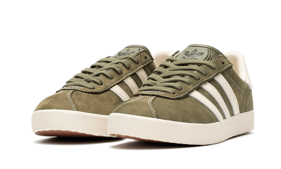 Buty Adidas Gazelle 85 Olive Strata - widok z przodu - Rozmiary EU