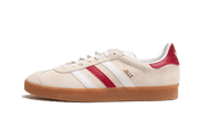 Adidas Gazelle Aluminum Collegiate Burgundy biały-srebrny - widok główny z boku | Saturaise.com