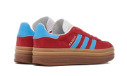 Buty Adidas Gazelle Bold Active Pink Blue Burst - widok z przodu - Rozmiary EU