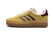 Adidas Gazelle Bold Almost Yellow biały-żółty - widok główny z boku | Saturaise.com