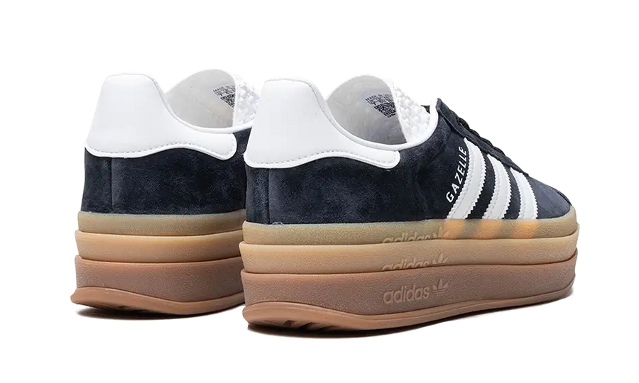 Buty Adidas Gazelle Bold Core Black Cloud White - widok z przodu - Rozmiary EU