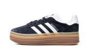 Adidas Gazelle Bold Core Black Cloud White czarny-biały - widok główny z boku | Saturaise.com