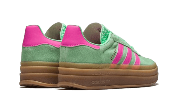 Buty Adidas Gazelle Bold Pulse Mint Pink - widok z przodu - Rozmiary EU