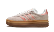 Adidas Gazelle Bold Putty Mauve biały-różowy - widok główny z boku | Saturaise.com