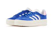 Buty Adidas Gazelle Bold True Pink Semi Lucid Blue - widok z przodu - Rozmiary EU