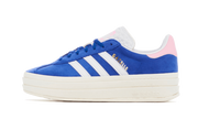 Adidas Gazelle Bold True Pink Semi Lucid Blue biały-niebieski - widok główny z boku | Saturaise.com