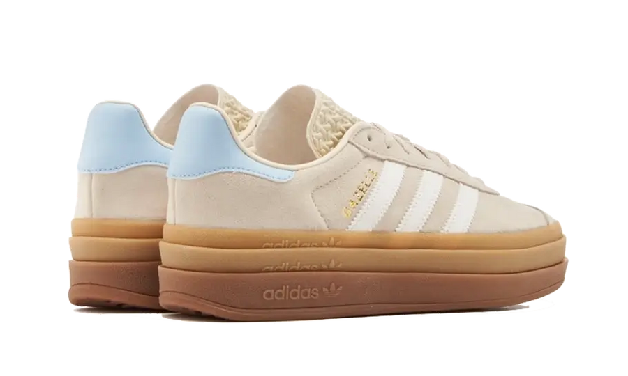 Buty Adidas Gazelle Bold Wonder White Clear Sky - widok z przodu - Rozmiary EU