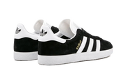 Buty Adidas Gazelle Core Black Cloud White Gold - widok z przodu - Rozmiary EU