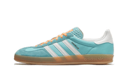 Adidas Gazelle Indoor Preloved Blue White Gum biały-niebieski - widok główny z boku | Saturaise.com
