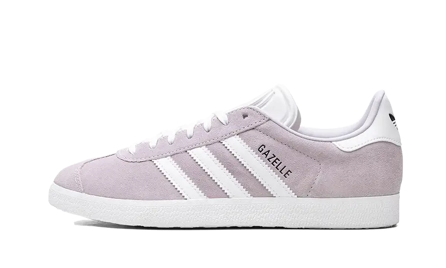 Adidas Gazelle Silver Dawn czarny-biały - widok główny z boku | Saturaise.com