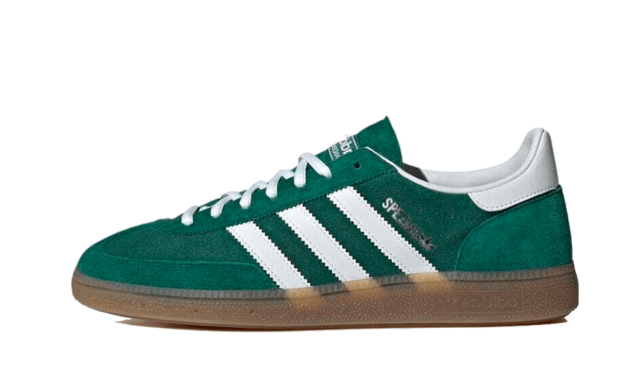 Adidas Handball Spezial Collegiate Green Gum biały-zielony - widok główny z boku | Saturaise.com