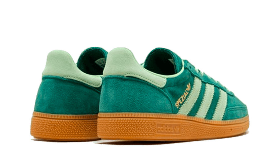 Buty Adidas Handball Spezial Collegiate Green Semi Green Spark - widok z przodu - Rozmiary EU