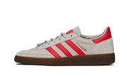 Adidas Handball Spezial Grey Two Hi-Res Red czerwony-szary - widok główny z boku | Saturaise.com