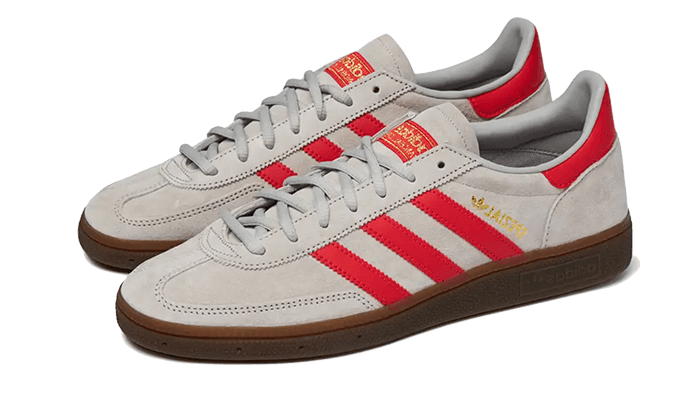 Kup oryginalne Handball Spezial Grey Two Hi-Res Red - widok z drugiego boku - Sneakersy
