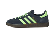 Adidas Handball Spezial Legend Ink Green Spark zielony-różowy - widok główny z boku | Saturaise.com
