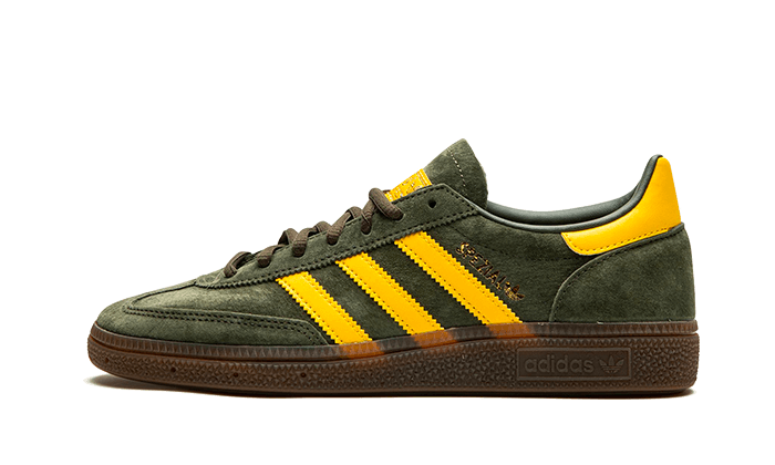 Adidas Handball Spezial Night Cargo zielony-żółty - widok główny z boku | Saturaise.com