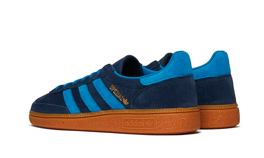 Buty Adidas Handball Spezial Night Indigo Bright Blue Gum - widok z przodu - Rozmiary EU